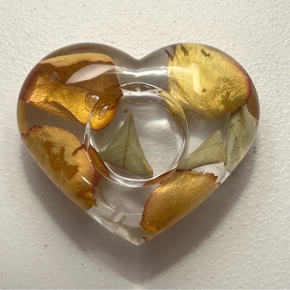 Handmade resin candle holder - Picture 3 of 6